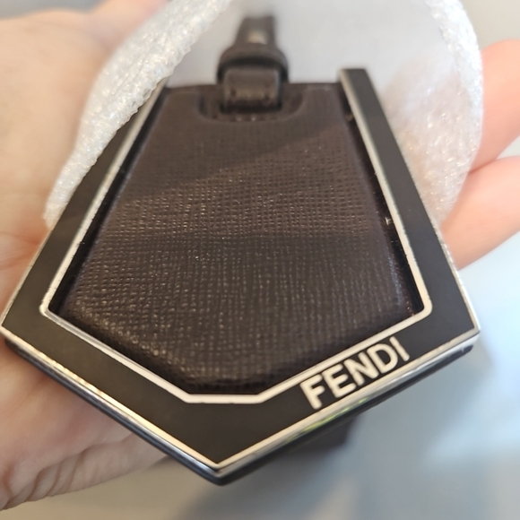 Fendi Chocolate Brown Medium Camoscio Suede Brand New Genuine - Picture 7 of 11